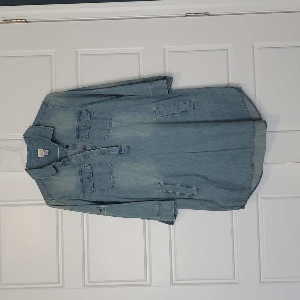 Blue midi Jean dress size M